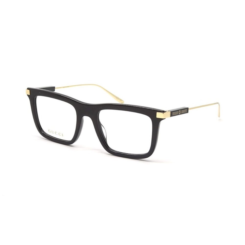 NWT GUCCI EYEGLASSES MEN GOLD/BLACK EYEWEAR GUCCI